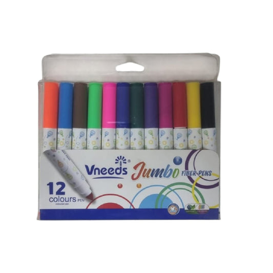 الوان فلوماستر 12 لون تخين vneeds