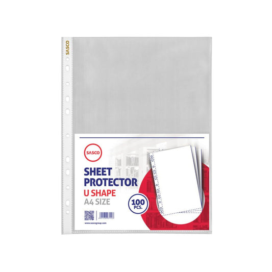 حافظة  بلاستيك شفافة حرف يو  u