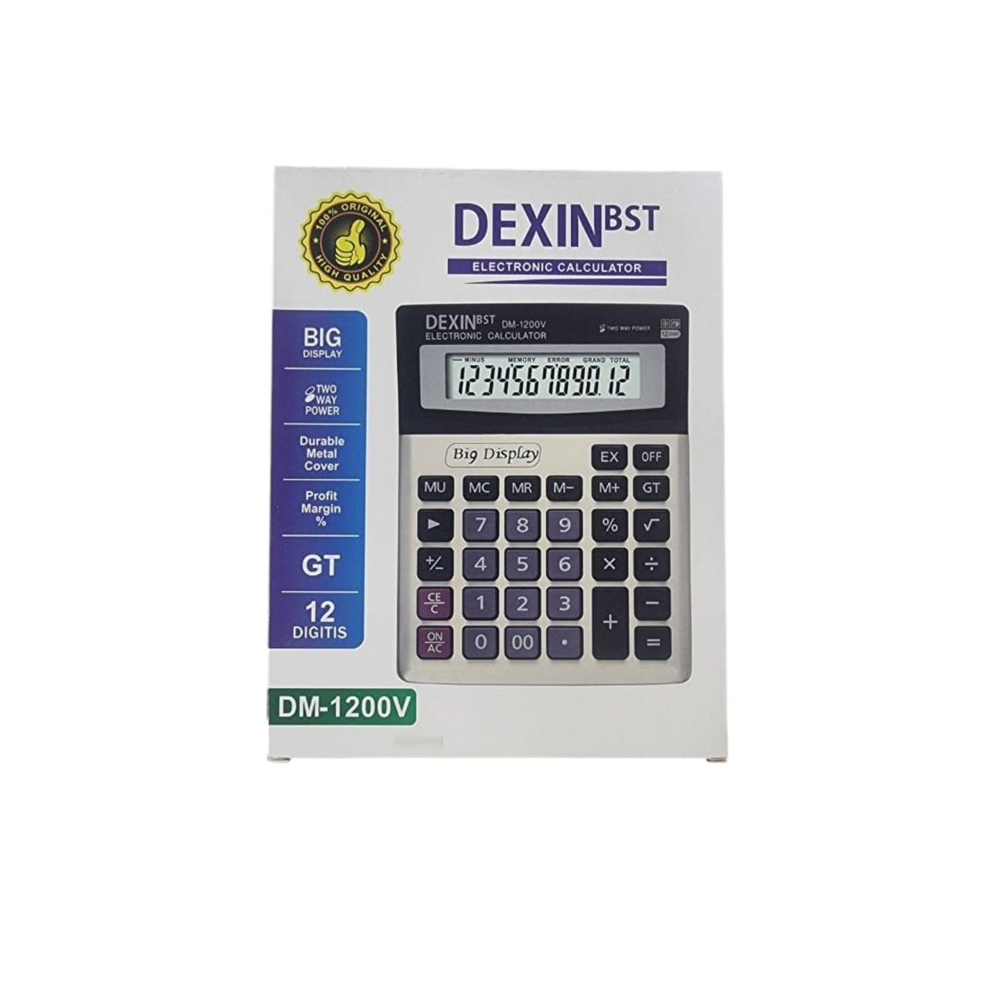 اله حاسبة DEXIN DM-1200V