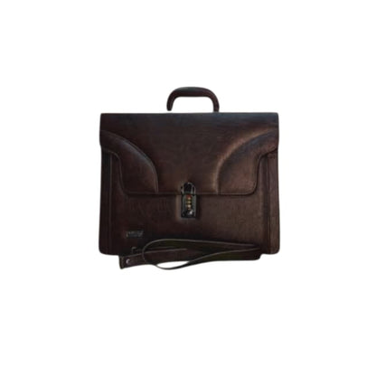 شنطة محامي جلد قفل ارقام