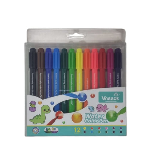 الوان فلوماستر 12 لون رفيع vneeds