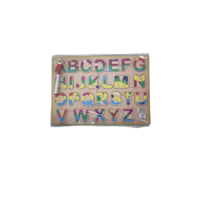 بازل خشب تعليمي حروف انجليزي + سبورة ٨١١