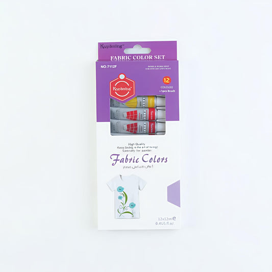 الوان قماش ١٢ لون fabric colours keepsmiling 19917